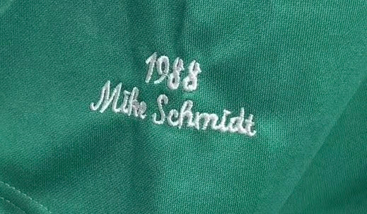 Maillot Baseball MLB Mitchell & Ness – Mike Schmidt Phillies 1976 (Vert, Taille 60), Occasion