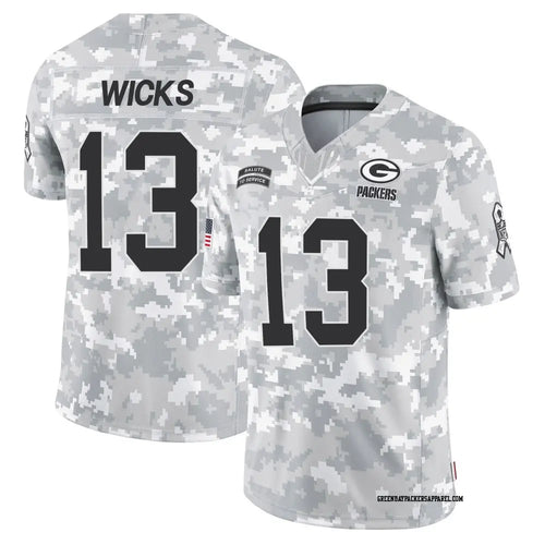 Dontayvion Wicks Green Bay Packers NFL Salute to service 2024 Nike Jersey