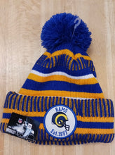 Los Angeles Rams NFL New Era winter Hat with Pom Pom