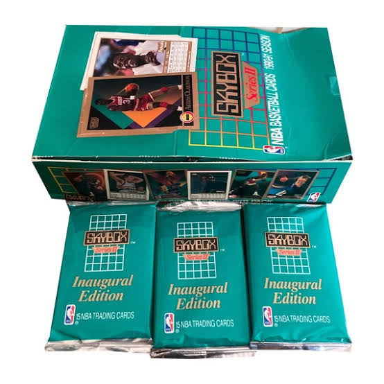 1990 - 1991 Skybox Basketball cards box 36 packs – Classic Authentics