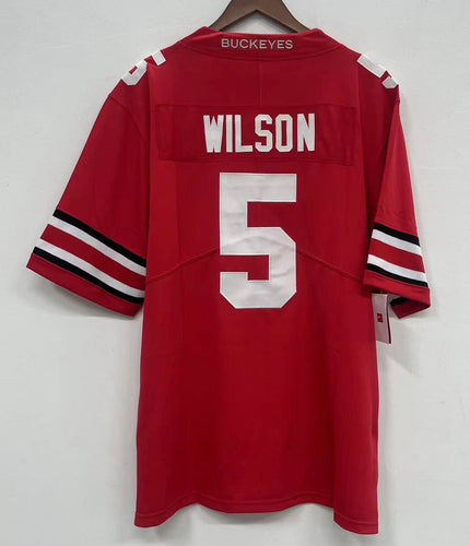 Garrett Wilson Ohio State Buckeyes Official NCAA Nike jersey