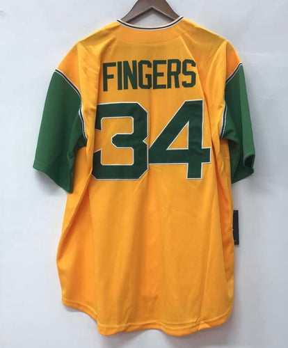 Rollie Fingers Oakland A’s Athletics Official MLB Jersey Mitchell & Ness