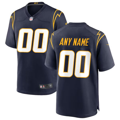 Los Angeles Chargers Any Name & Number customized YOUTH KIDS Official NFL Jersey blue