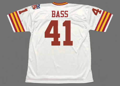 Mike Bass 1969 Washington Redskins Commanders Official NFL Mitchell & Ness Jersey white
