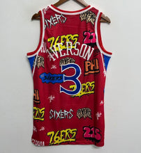 Allen Iverson Philadelphia 76ers Graffiti Jersey made by Mitchell & Ness
