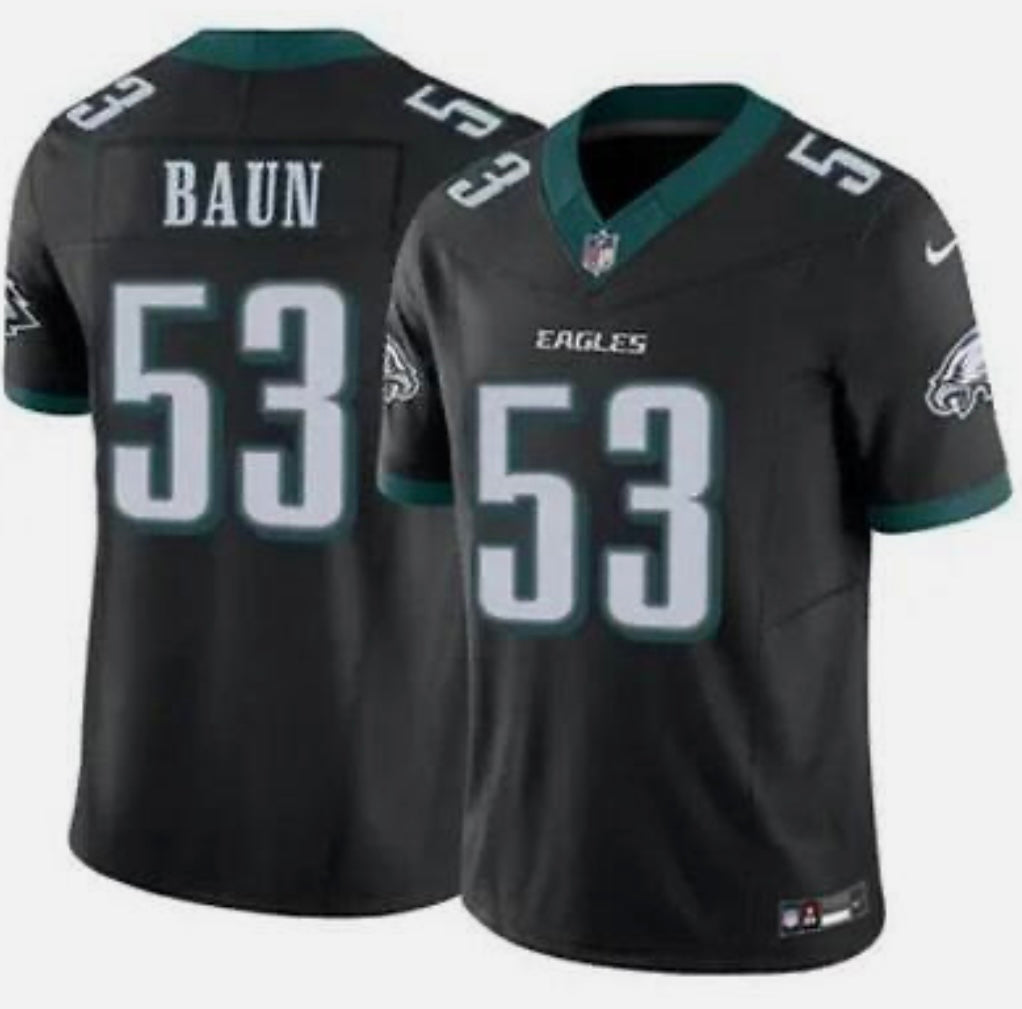 Zack Baun Philadelphia Eagles official NFL Nike Jersey black