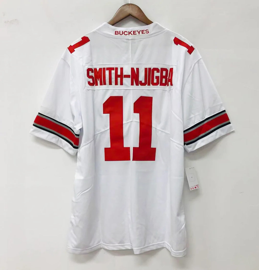 Jaxon Smith - Njigba Ohio State YOUTH KIDS Official NCAA Nike Jersey white