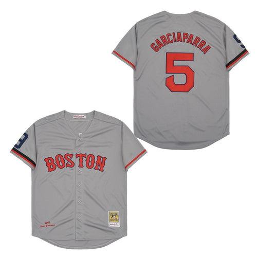 Nomar Garciaparra Boston Red Sox Jersey Mitchell & Ness gray