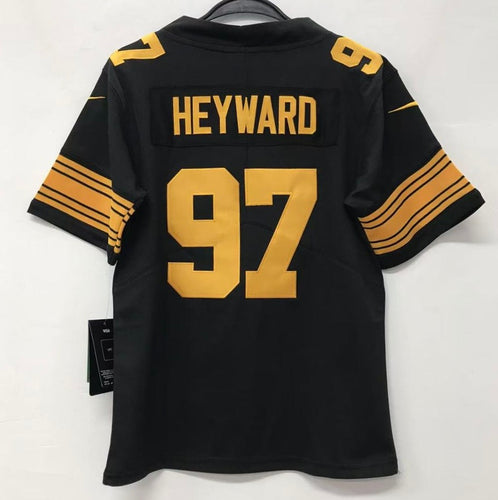 Cameron Heyward Youth Kids Pittsburgh Steelers Official NFL Nike Color Rush Jersey