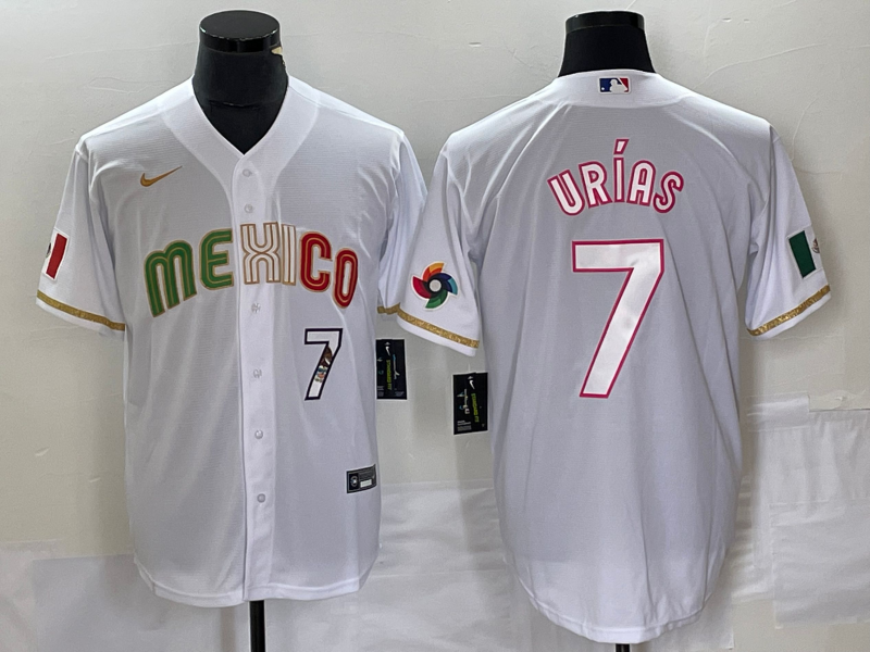 Julio Urias Mexico Baseball Jersey white Nike