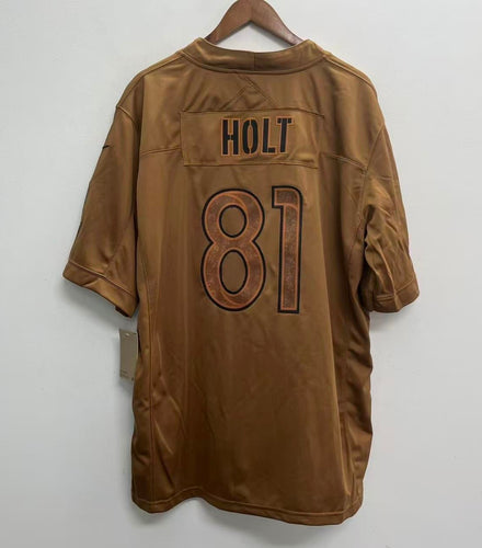 Torry Holt Los Angeles Rams Official NFL Nike Salute to Service Jersey