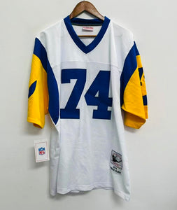Merlin Olsen 1974 Los Angeles Rams NFL Mitchell & Ness Jersey