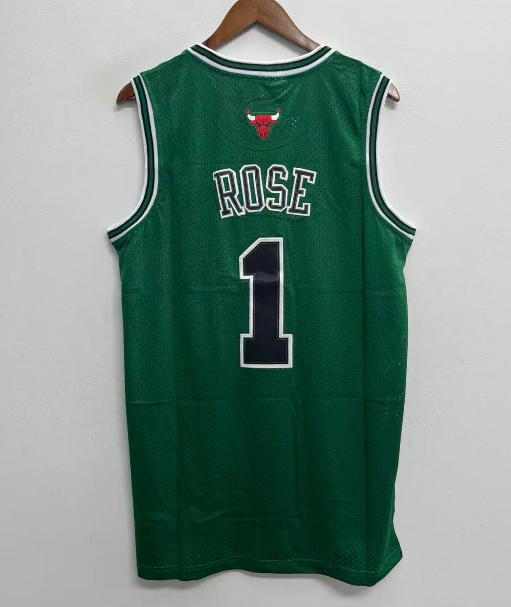  NBA Chicago Bulls Rose ユニフォーム Derrick Rose Chicago Bulls Official NBA Green St. Patrick's Day