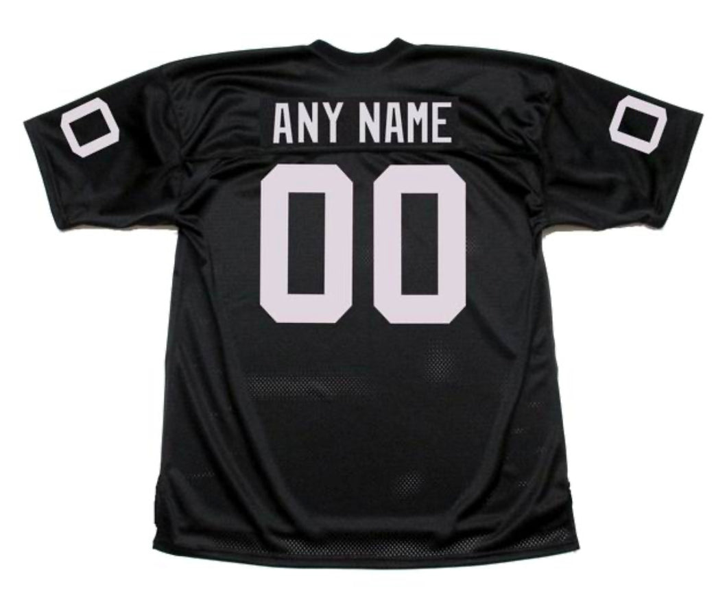 Any name & Number Oakland  Los Angeles Raiders NFL Mitchell & Ness Jersey black