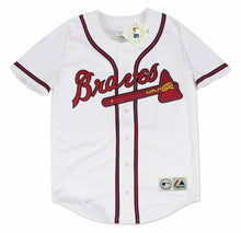 Any name & Number Custom 1990’s Atlanta Braves Official MLB Majestic Jersey Gray