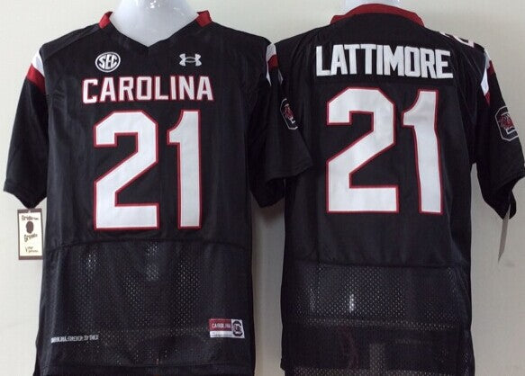 Marcus Lattimore South Carolina Gamecocks jersey black