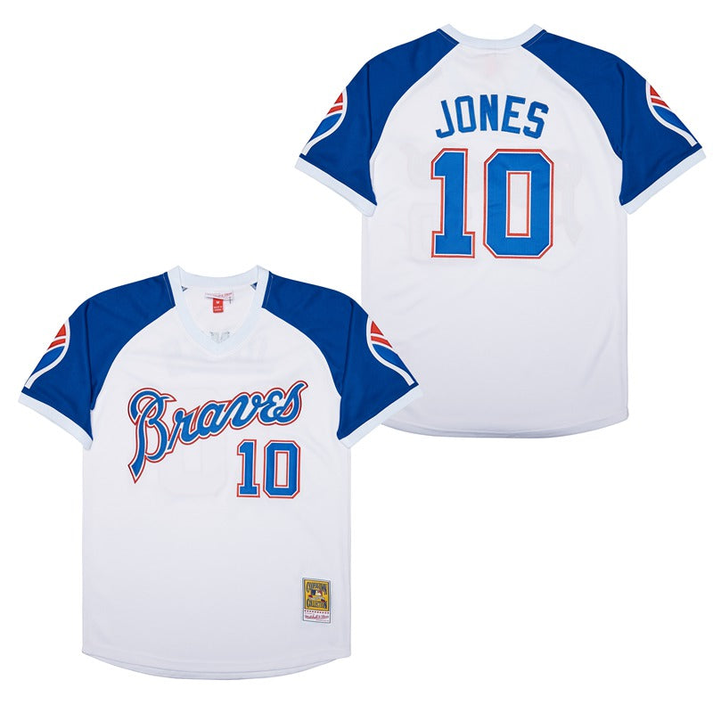 Chipper Jones Atlanta Braves Jersey Mitchell & Ness pullover