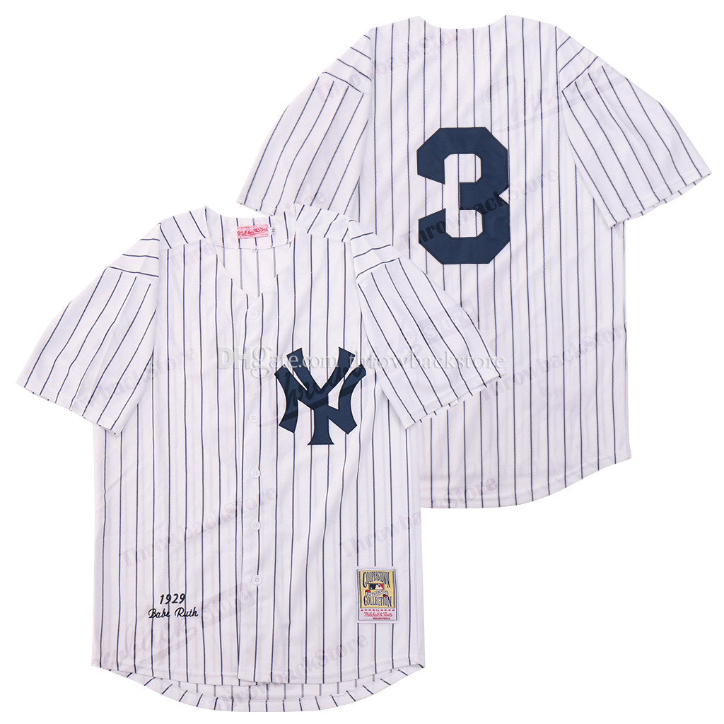 Babe Ruth New York Yankees Jersey Mitchell & Ness white