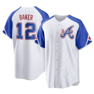 Dusty Baker Atlanta Braves Official MLB Nike Jersey