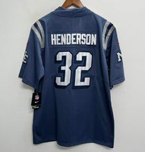 TreVeyon Henderson New England Patriots Official NFL Nike YOUTH KIDS 2025 Rivalries Collection Storm blue Jersey