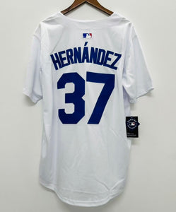 Teoscar Hernandez Los Angeles Dodgers Official MLB  Nike Jersey white