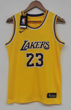 Lebron James #23 YOUTH  Los Angeles Lakers jersey yellow