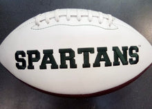 Michigan State Spartans Full Size logo Autograph Signature Football