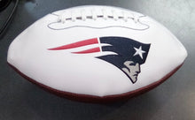 New England Patriots Full Size logo Autograph Signature Football