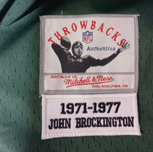 John Brockington Green Bay Packers NFL Mitchell & Ness Jersey yellow collar