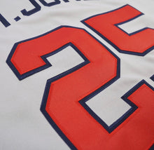 Andruw Jones Atlanta Braves 1999 World Series Official MLB Majestic Jersey gray