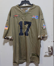 Josh Allen Buffalo Bills military salute to service Jersey Nike Olive