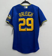 Cal Raleigh YOUTH KIDS Seattle Mariners Official MLB Nike Retro Jersey