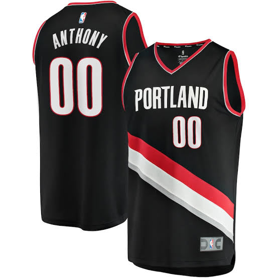 Carmelo Anthony Portland Trailblazers Official NBA Nike Jersey black