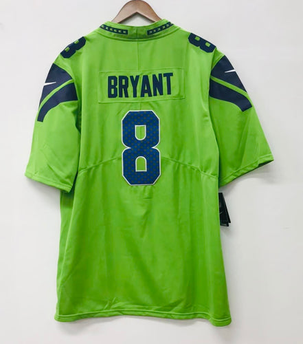 Coby Bryant Seattle Seahawks Official NFL Jersey Nike neon green