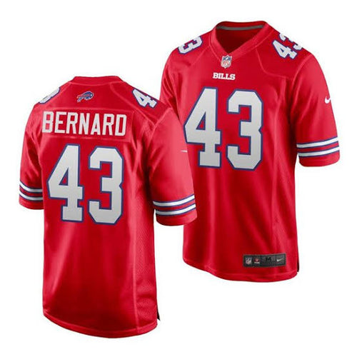 Terrel Bernard Youth Buffalo Bills Official NFL Nike Jersey red