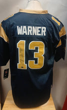 Kurt Warner Rams autographed Nike jersey COA photo signing