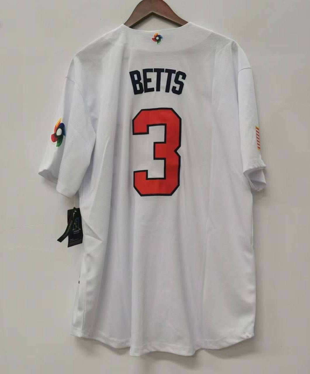 Mookie Betts Team USA Baseball jersey Nike White – Classic Authentics