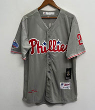Chase Utley Philadelphia Phillies Official MLB 2008 World Series Jersey gray