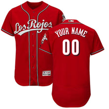 Any Name & Number Customized Cincinnati Reds Los Rojos Official MLB Nike jersey
