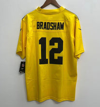 Terry Bradshaw Pittsburgh Steelers NFL Nike Jersey yellow