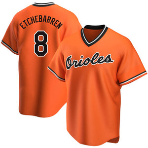 ANDY ETCHEBARREN Baltimore Orioles Official MLB Majestic Jersey Orange
