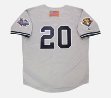 Jorge Posada 2001 World Series New York Yankees Official MLB Jersey Gray