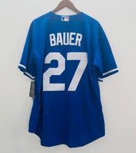 Trevor Bauer Los Angeles Dodgers Official MLB Nike jersey blue