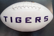 LSU Tigers Full Size logo Autograph Signature Football
