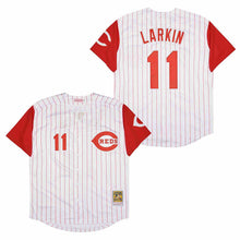 Barry Larkin Cincinnati Reds Jersey Mitchell & Ness