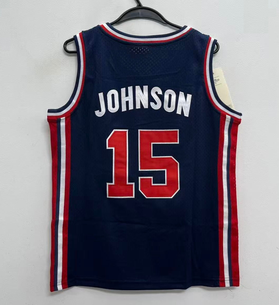 Earvin Magic Johnson YOUTH KIDS USA Basketball Olympic Mitchell
