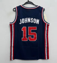 Earvin Magic Johnson YOUTH KIDS USA Basketball Olympic Mitchell & Ness Jersey