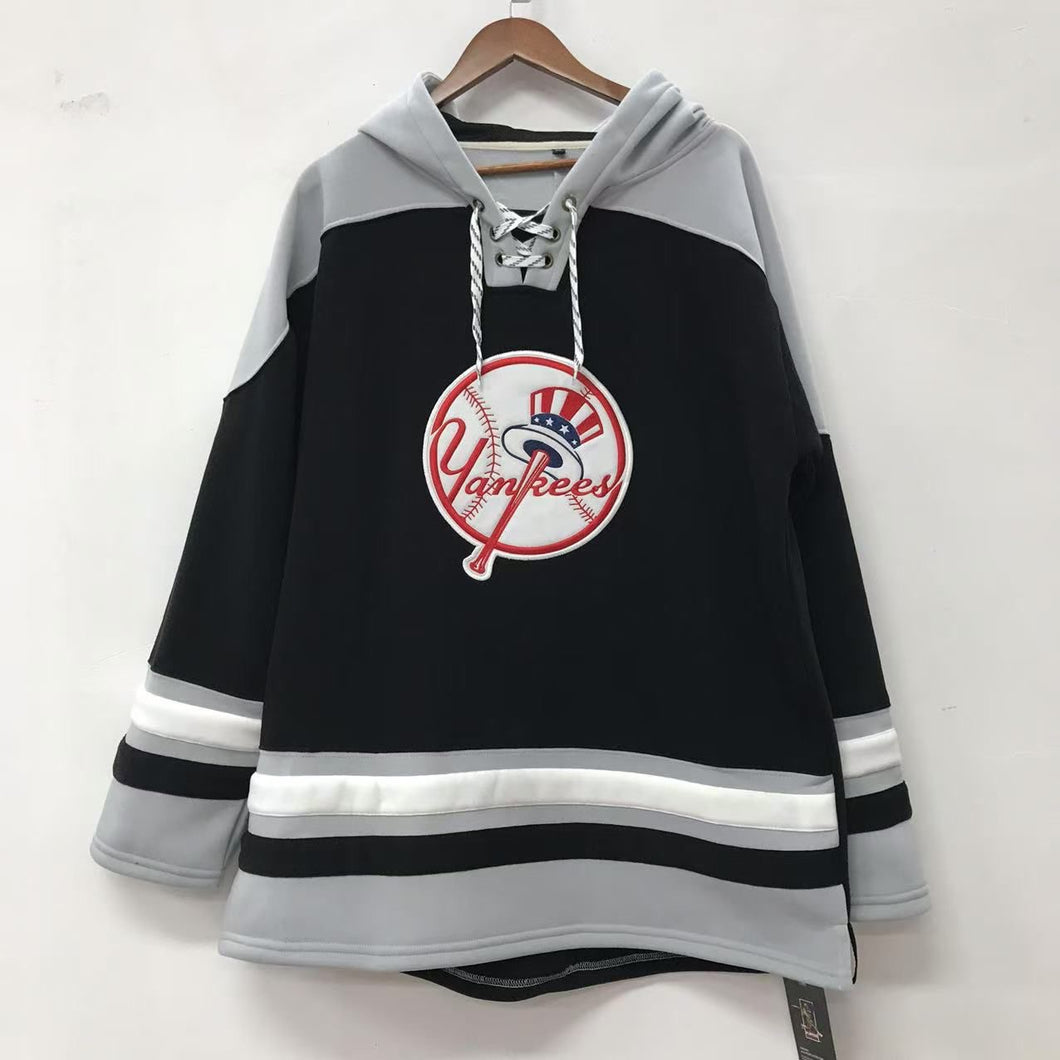 New York Yankees Official MLB hockey style hoodie
