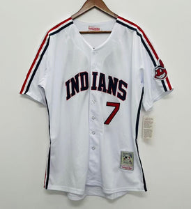 Jake Taylor (Tom Berenger) Jersey Major League Cleveland Indians Mitchell & Ness