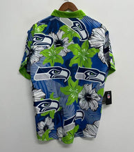 Seattle Seahawks Official NFL Floral Palm shirt